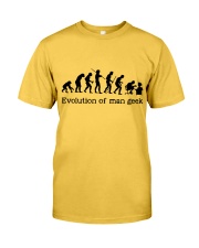 Evolution Of Man Geek Classic T-Shirt front