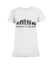 Evolution Of Man Geek Premium Fit Ladies Tee thumbnail