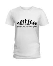 Evolution Of Man Geek Ladies T-Shirt thumbnail