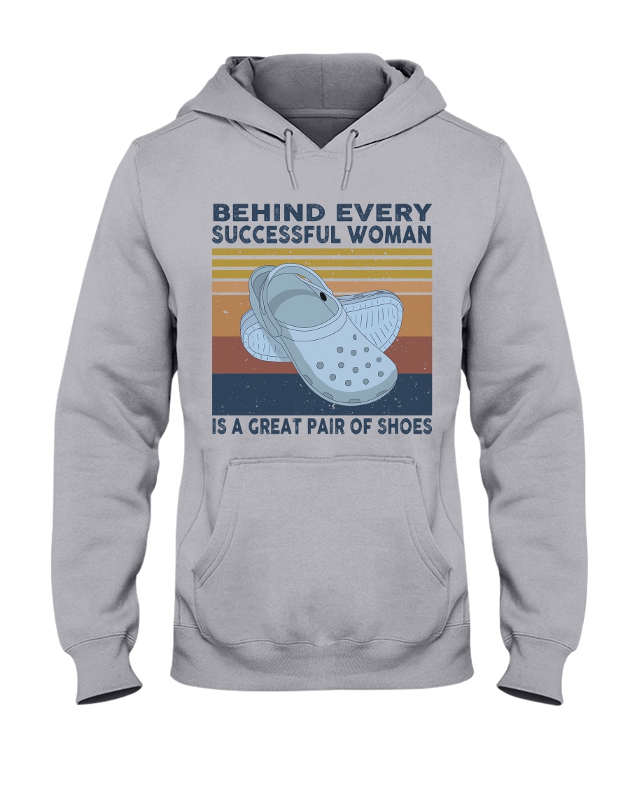 Behind Every Succesful Woman Hooded Sweatshirt