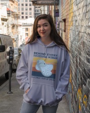 Behind Every Succesful Woman Hooded Sweatshirt lifestyle-unisex-hoodie-front-1