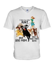I Have Two Tittles Aunt V-Neck T-Shirt thumbnail