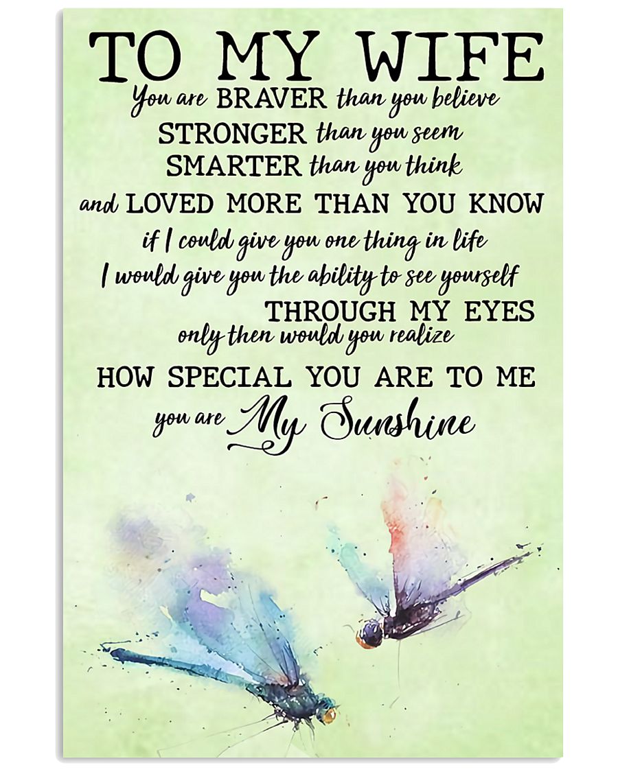 To My Wife 11x17 Poster