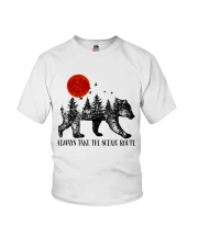 Always Take The Scenic Route Youth T-Shirt thumbnail