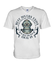 Muff Divers Union V-Neck T-Shirt thumbnail