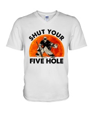 Shut Your Five Hole V-Neck T-Shirt thumbnail