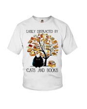 Cats And Books Youth T-Shirt thumbnail