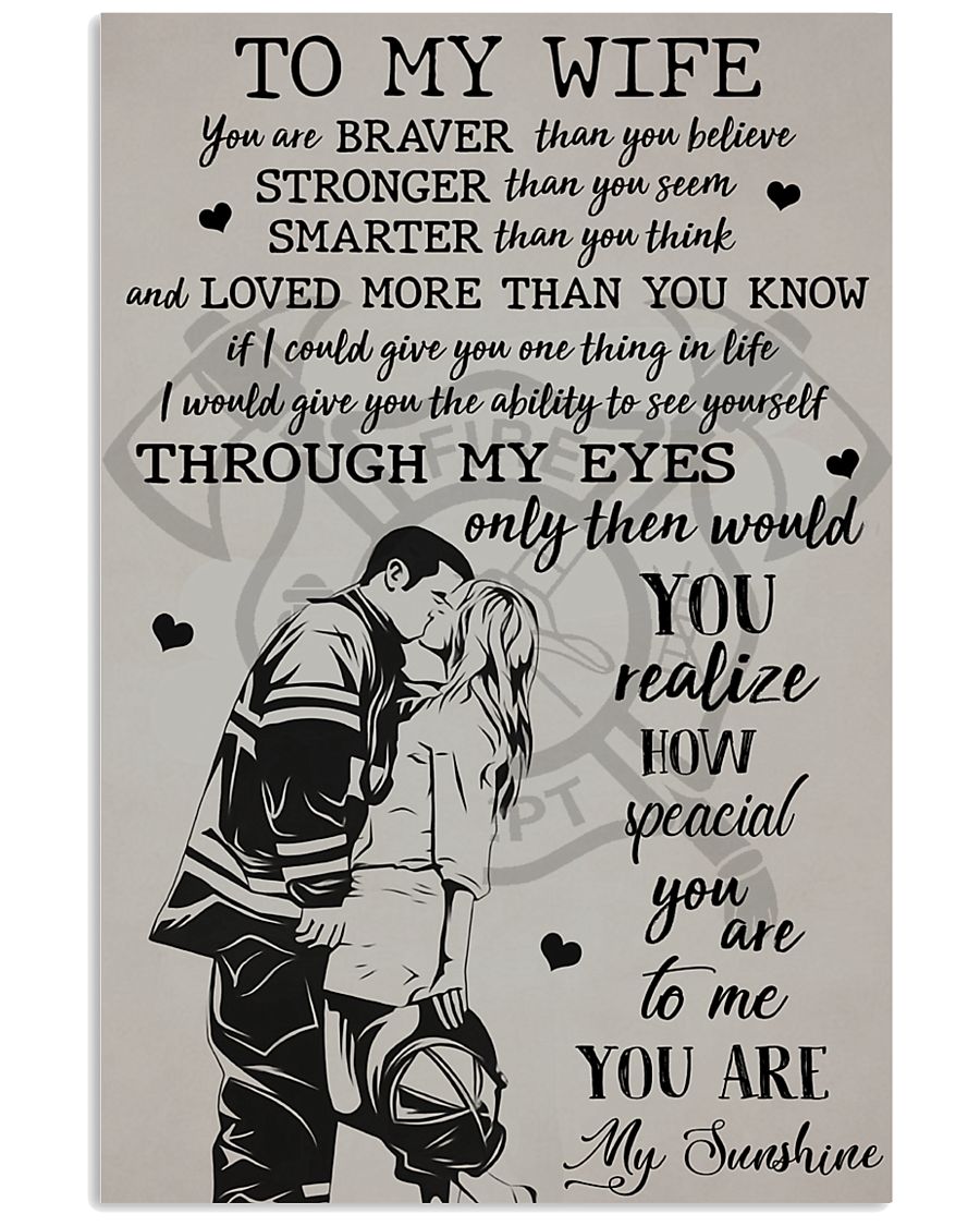 To My Wife 11x17 Poster