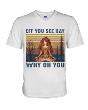 Eff You See Kay V-Neck T-Shirt thumbnail