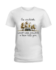 Go Outside Ladies T-Shirt thumbnail