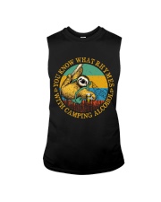 With Camping Alcohol Sleeveless Tee thumbnail