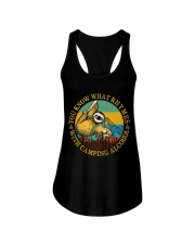 With Camping Alcohol Ladies Flowy Tank thumbnail