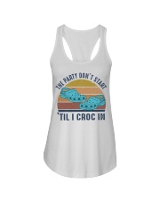 The Party Don't Start Ladies Flowy Tank thumbnail