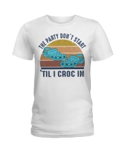The Party Don't Start Ladies T-Shirt thumbnail