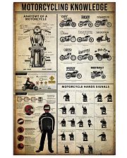 Motorcycling Knowledge 11x17 Poster front