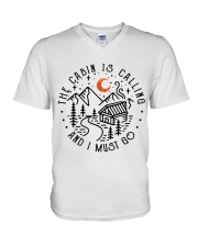 The Cabin Is Calling V-Neck T-Shirt thumbnail