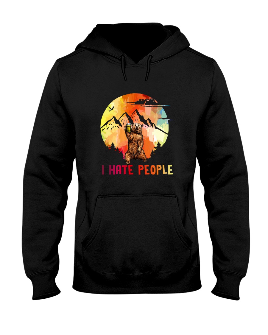 I Hate People Hooded Sweatshirt