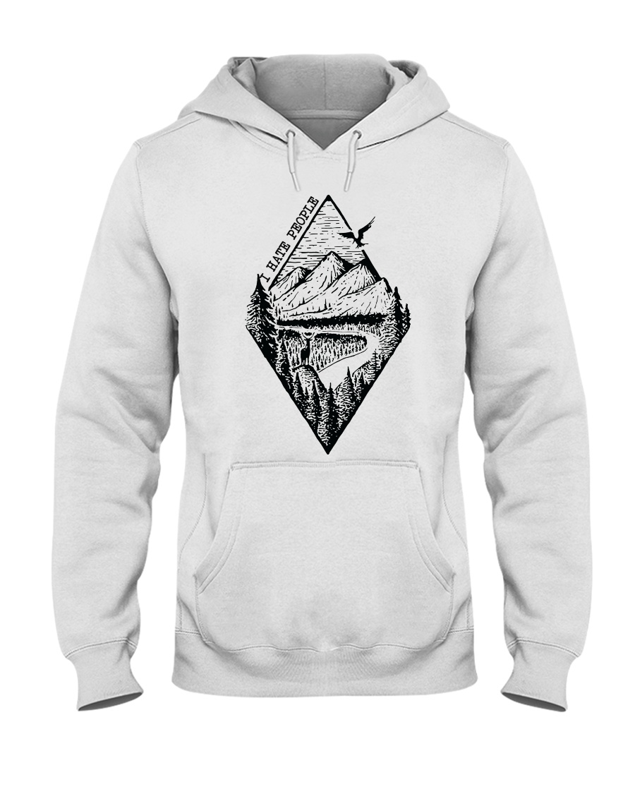 I Hate People Hooded Sweatshirt