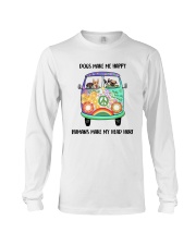 Dogs Make Me Happy Long Sleeve Tee thumbnail