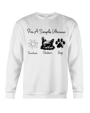 I'm A Simple Woman Crewneck Sweatshirt thumbnail