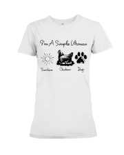 I'm A Simple Woman Premium Fit Ladies Tee thumbnail