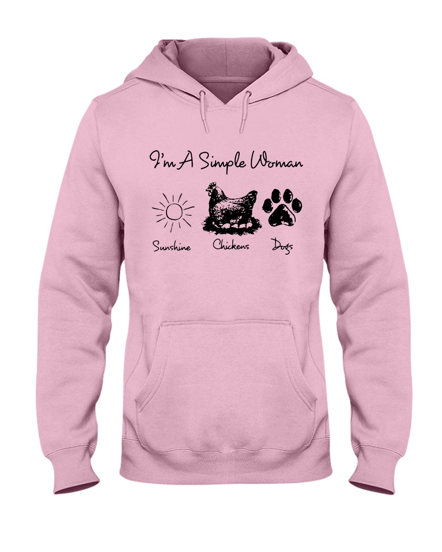I'm A Simple Woman Hooded Sweatshirt