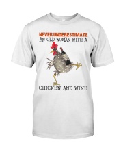 Chicken And Wine Classic T-Shirt front