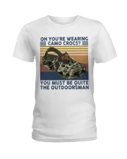 You're Wearing Camo Crocs Ladies T-Shirt thumbnail