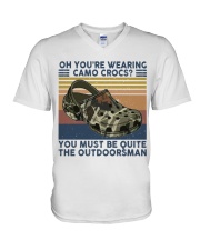 You're Wearing Camo Crocs V-Neck T-Shirt thumbnail