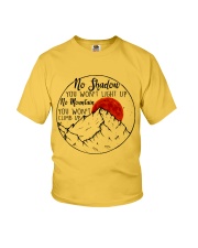 No Shadow No Mountain Youth T-Shirt thumbnail