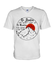 No Shadow No Mountain V-Neck T-Shirt thumbnail