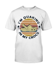 I'm Quaking In My Crocs Premium Fit Mens Tee thumbnail