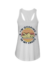 I'm Quaking In My Crocs Ladies Flowy Tank thumbnail