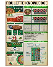 Roulette Knowledge 11x17 Poster front