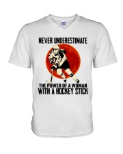 The Power Of A Woman V-Neck T-Shirt thumbnail
