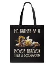 Book Dragon Than A Bookworm Tote Bag thumbnail