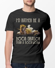 Book Dragon Than A Bookworm Classic T-Shirt lifestyle-mens-crewneck-front-13