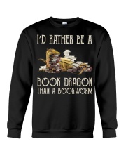 Book Dragon Than A Bookworm Crewneck Sweatshirt thumbnail