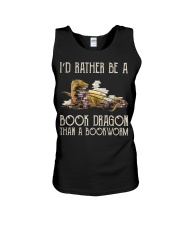 Book Dragon Than A Bookworm Unisex Tank thumbnail