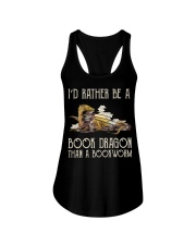 Book Dragon Than A Bookworm Ladies Flowy Tank thumbnail