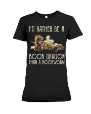 Book Dragon Than A Bookworm Premium Fit Ladies Tee thumbnail