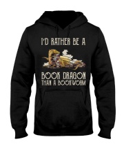 Book Dragon Than A Bookworm Hooded Sweatshirt thumbnail