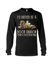 Book Dragon Than A Bookworm Long Sleeve Tee thumbnail