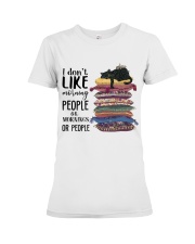 I Don't Like Morning People Premium Fit Ladies Tee thumbnail