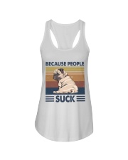 Because People Suck Ladies Flowy Tank thumbnail