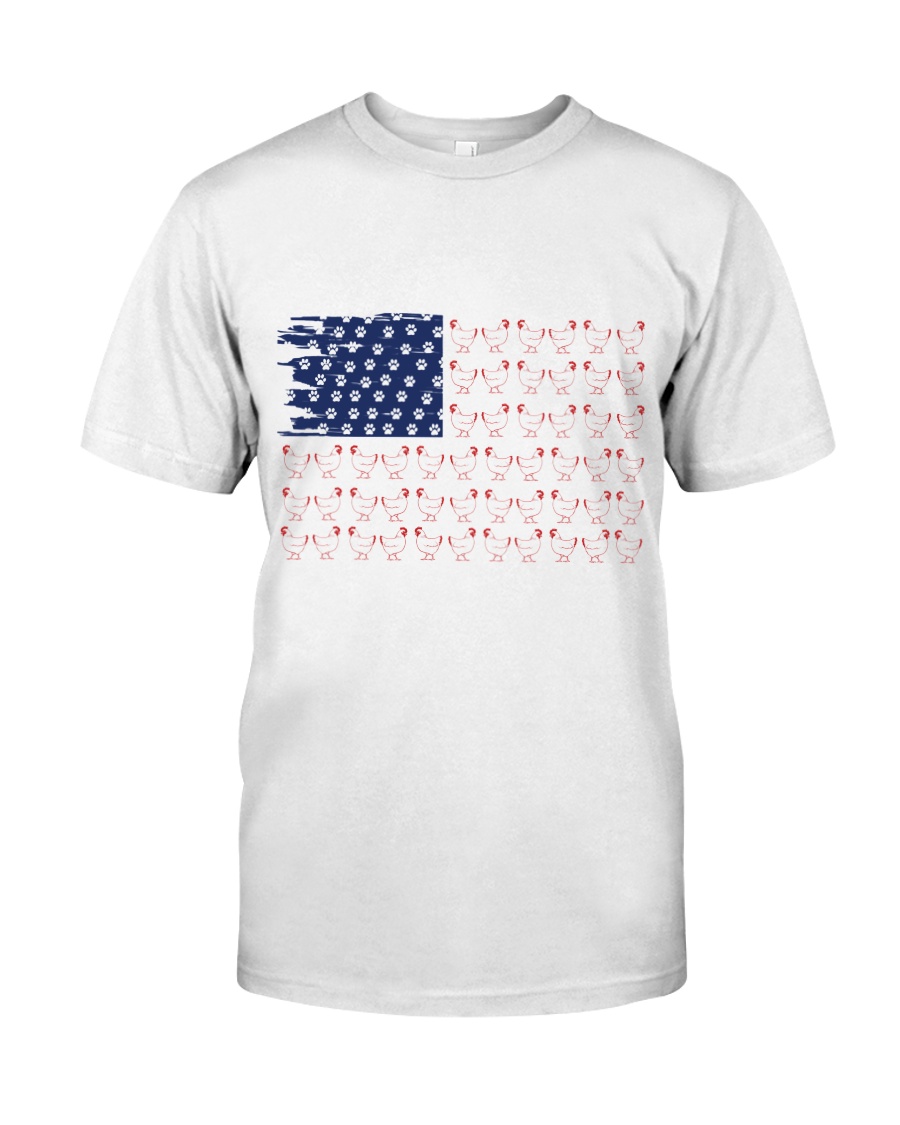 Love Chicken And Dog Classic T-Shirt