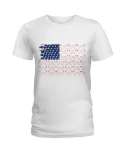 Love Chicken And Dog Ladies T-Shirt thumbnail