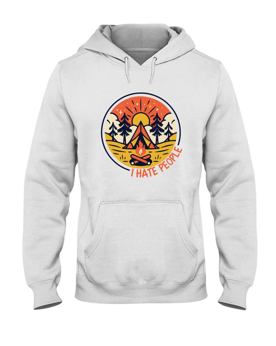 I Hate People Hooded Sweatshirt