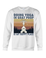 Doing Yoga In Goat Poop Crewneck Sweatshirt thumbnail
