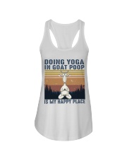 Doing Yoga In Goat Poop Ladies Flowy Tank thumbnail